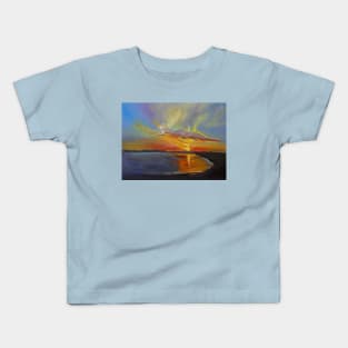 Dazzling Hawaiian Sunset Kids T-Shirt